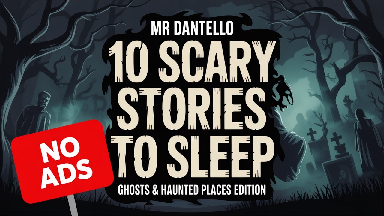 ⛔ NO ADS ⛔ 10 Nighttime Scary Stories To Sleep | Ghosts & Haunted Places Edition