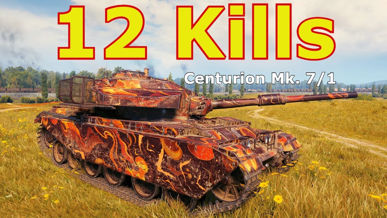 World of Tanks Centurion Mk. 7/1 - 12 Kills 7,4K Damage