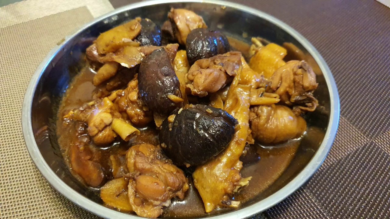 CNY recipe | Chicken stew with mushrooms | 花菇鸡