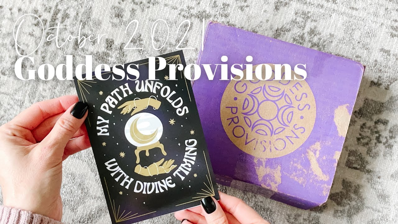 Goddess Provisions Unboxing October 2021: Spiritual Subscription Box