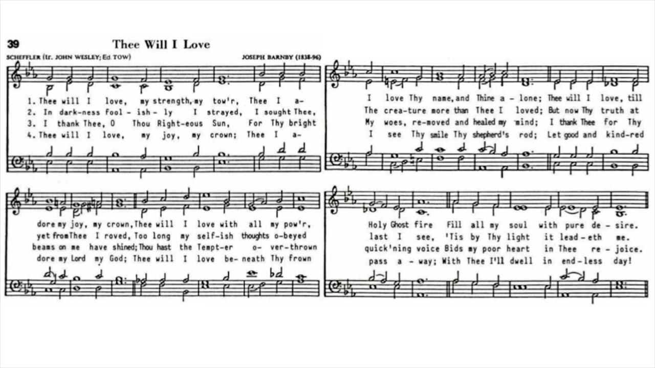 RHC 39:  Thee Will I Love (singing)