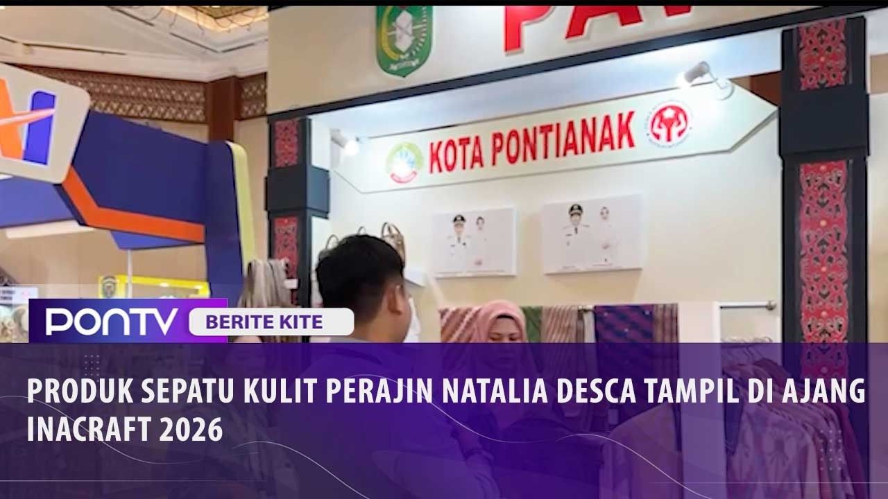 Perajin Sepatu Kulit Pontianak Berhasil Menembus Pasar Internasional