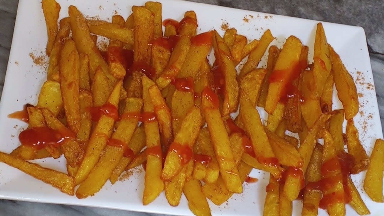 Restaurant style french fries|Finger chips recipe |Homemade fries recipe|Crispy Aloo ki chips