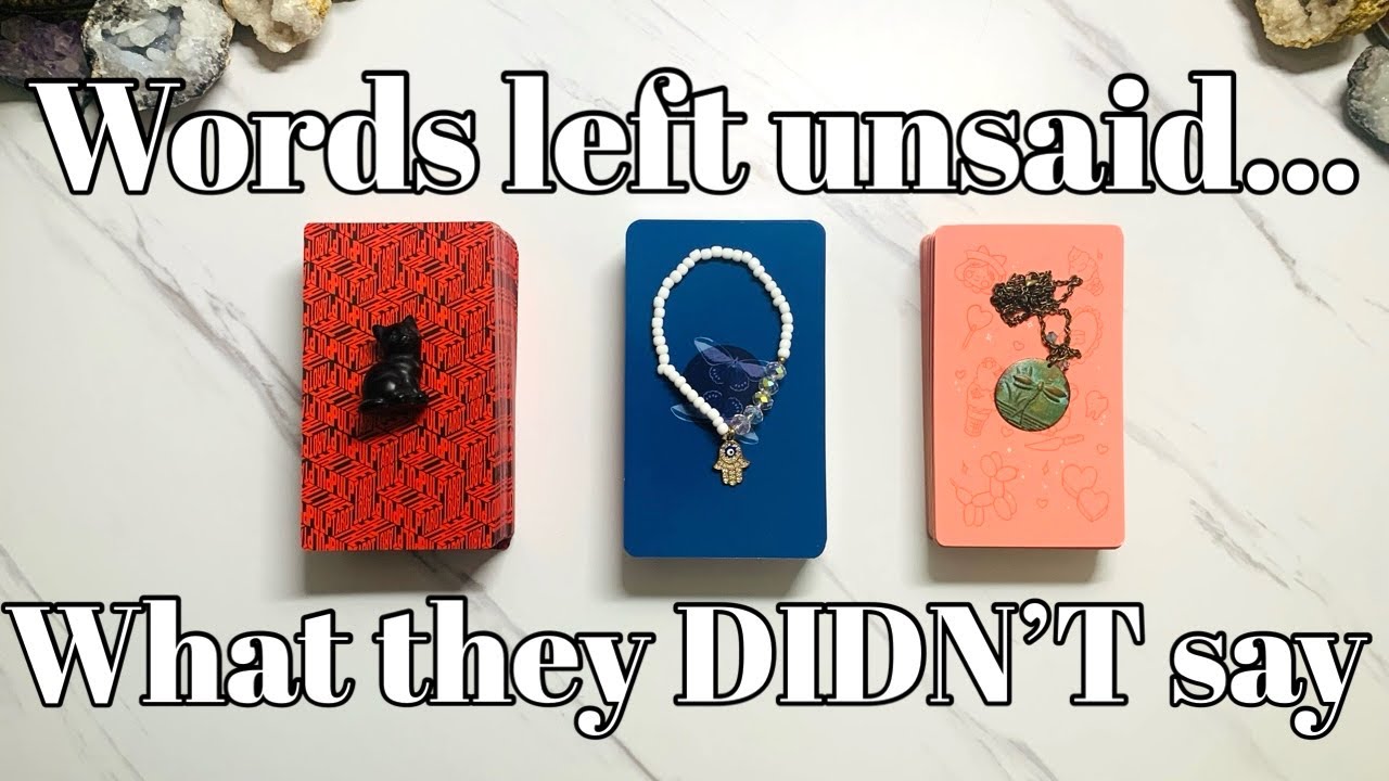 What They DON'T say🤫🤐🫢 to YOU✨Pick a Card Love Tarot Reading💖