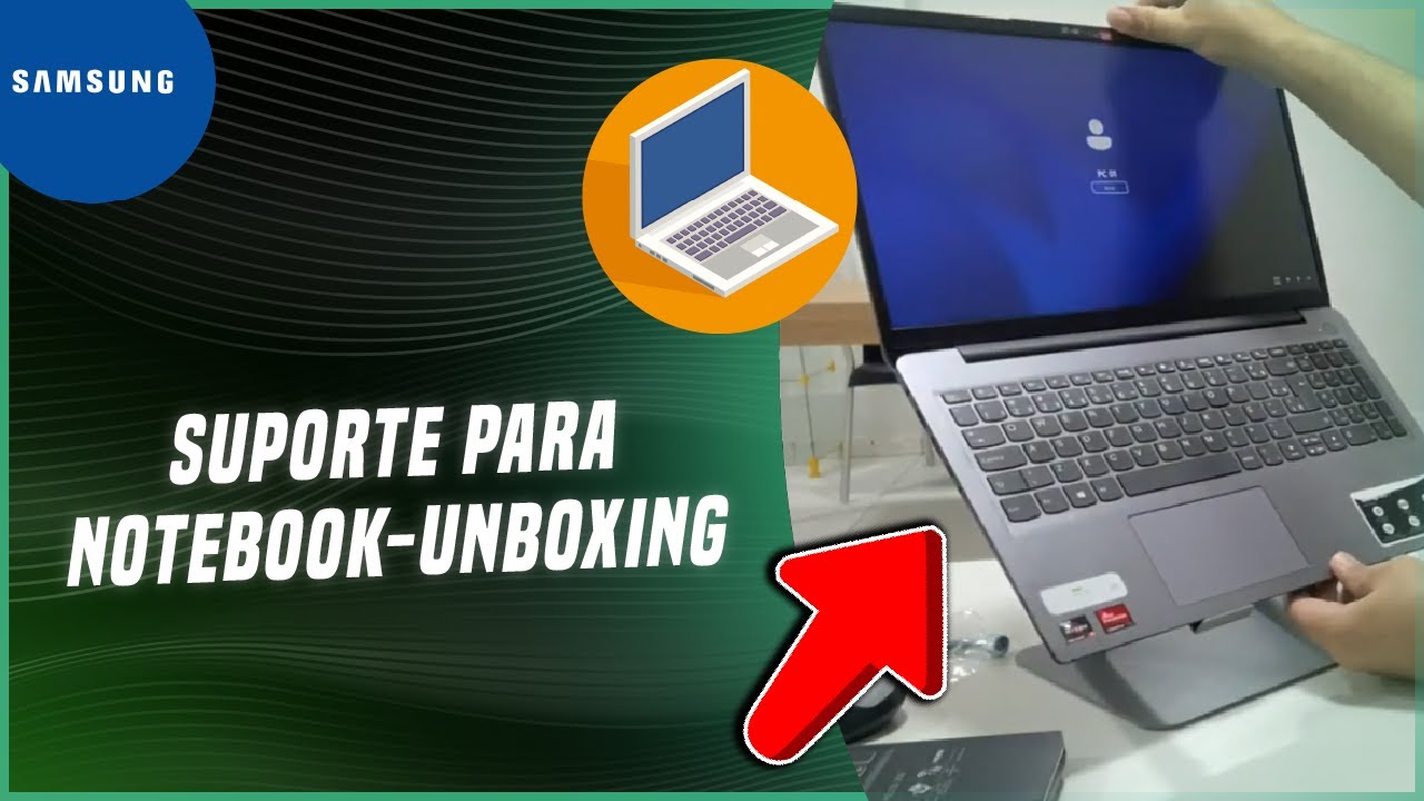 SUPORTE PARA NOTEBOOK - UNBOXING