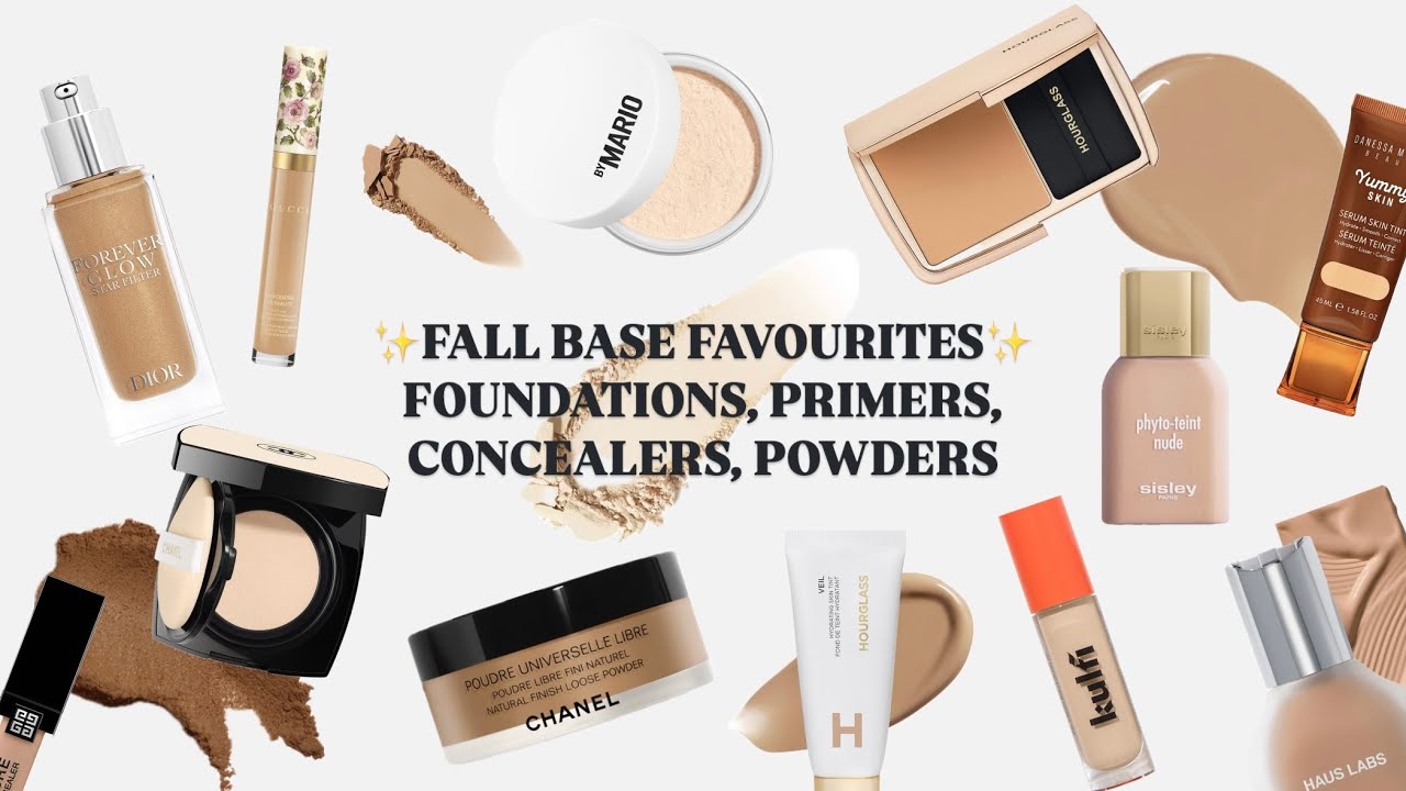 FALL FAVOURITES: BEST FOUNDATIONS, SKIN TINTS, CONCEALERS, POWDERS, and PRIMERS FOR DRY SKIN