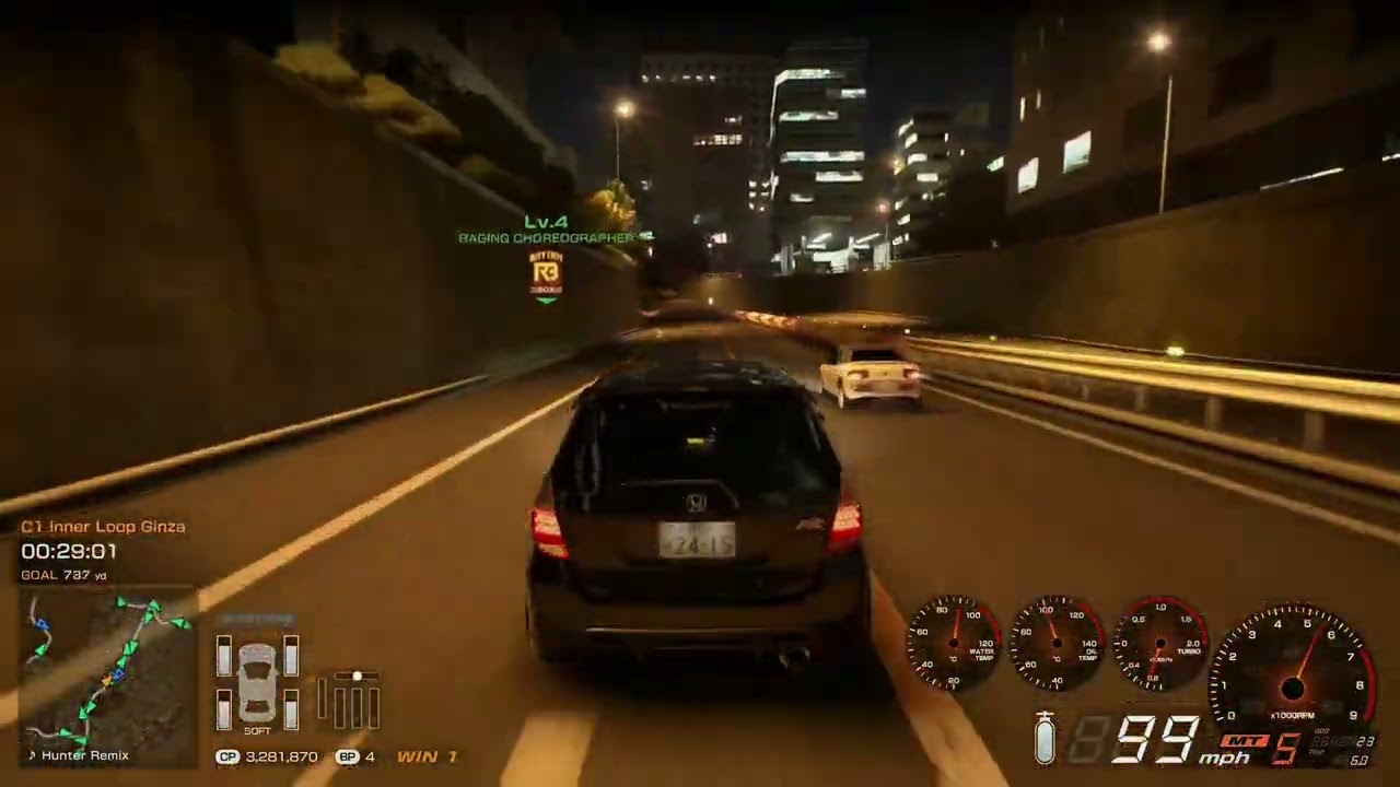 Midnight Run song with Og Tokyo Extreme Racer game