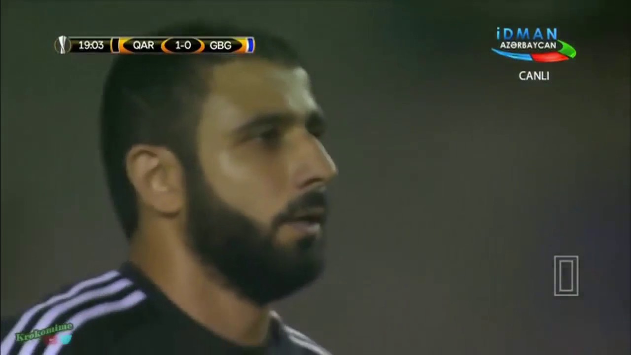 Resad Sadıqov m&ouml;htəsəm qol (QARABAG 3-0 GOTEBORG)