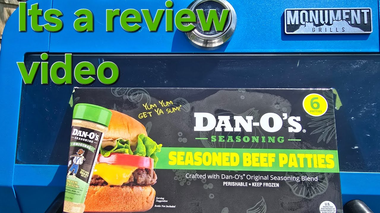 Dan-O's brand frozen burgers! Let's give them a try. #Dan-o's