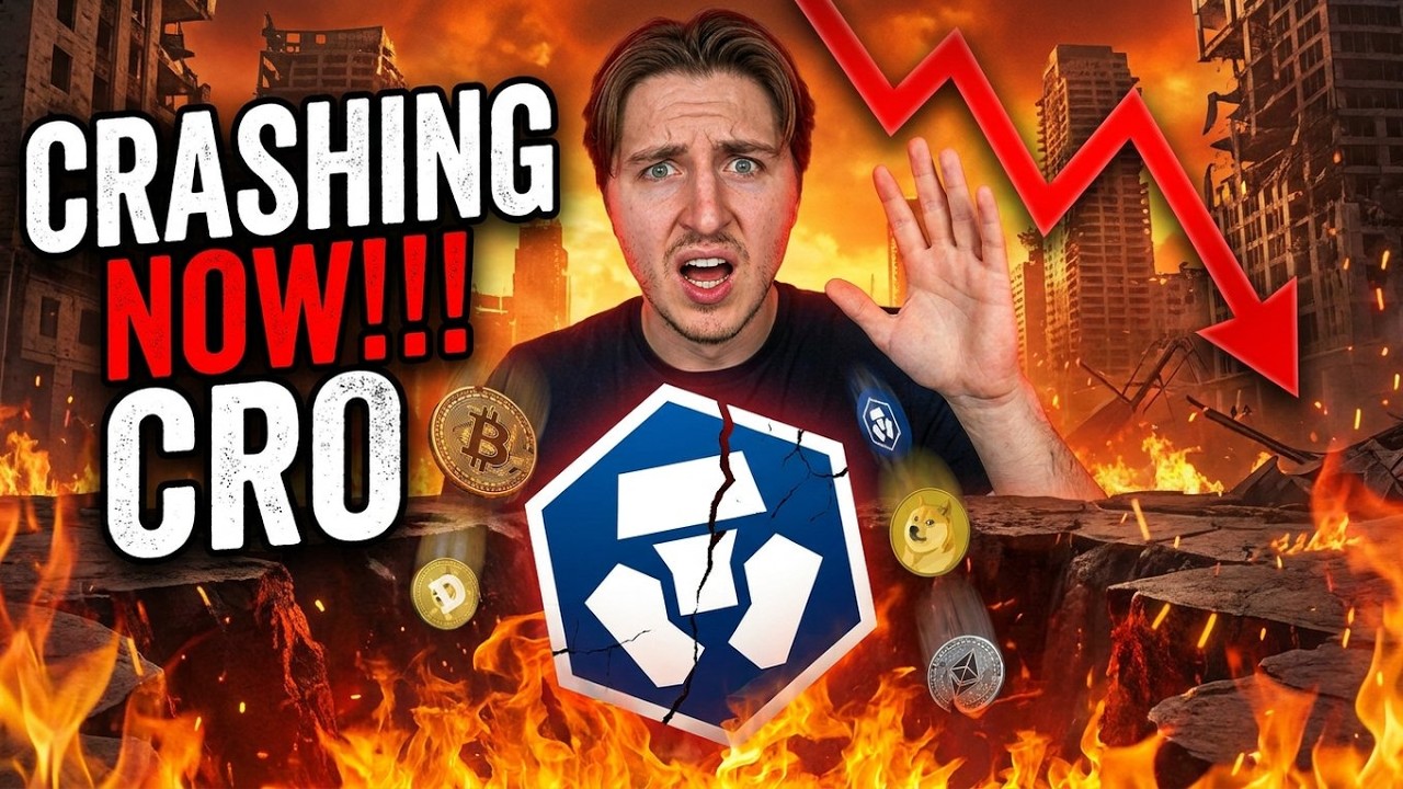 Crypto.com CRO Coin PRICE CRASHING NOW!!! (LOOK OUT BELOW!)