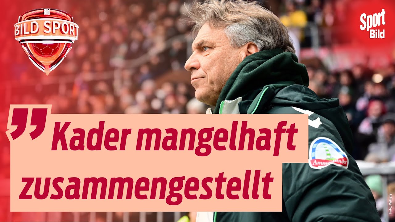 Horst Steffen entlassen: Zweifel an Werder Bremens Bundesliga-Tauglichkeit