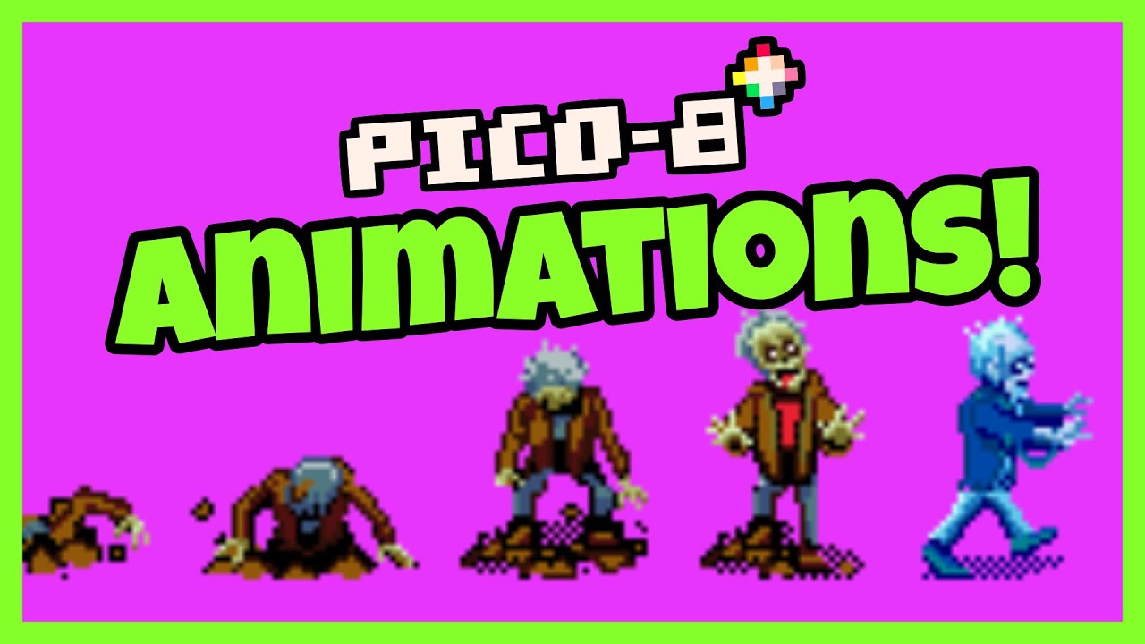 Простая анимация спрайтов в Pico-8 — руководство для начинающих