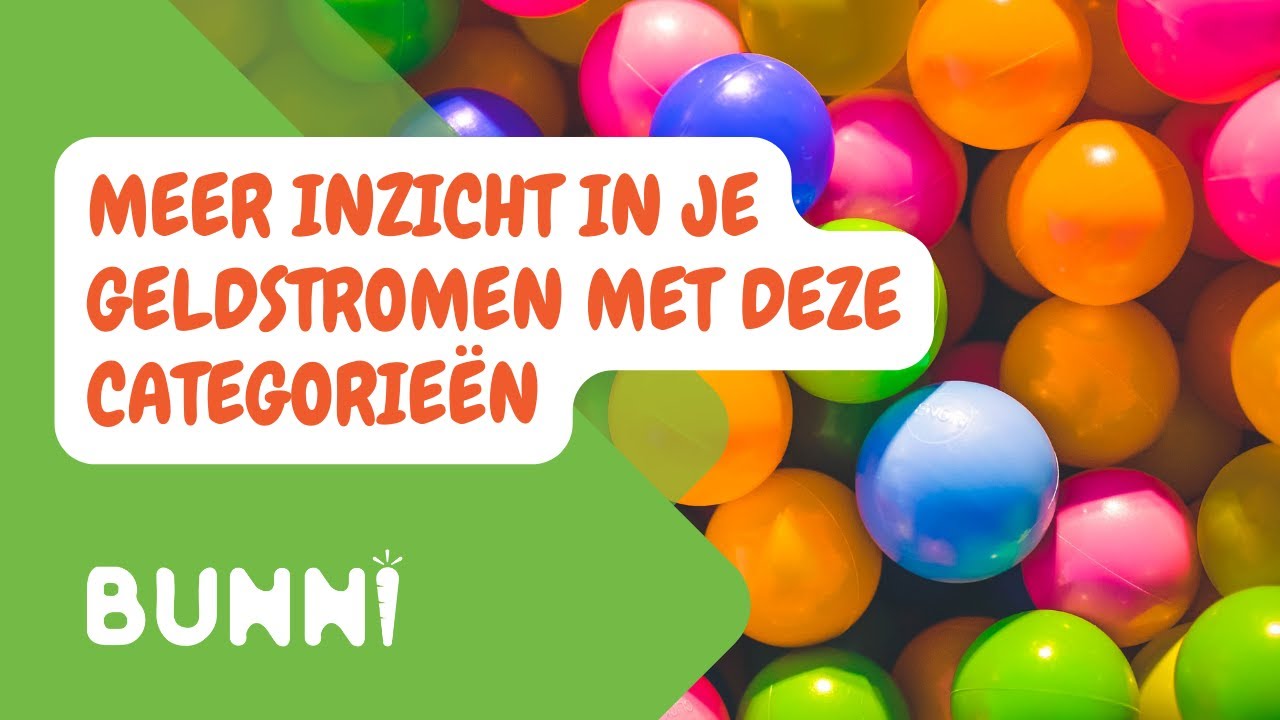 Categorieën 🟠 | Meer inzicht in je financiën met de juiste categorieën