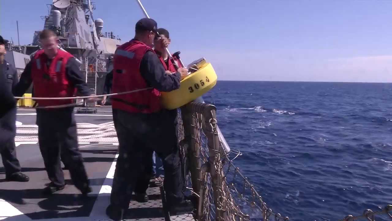 USS Donald Cook Fires its MK 45 5-inch gun: June 26, 2015