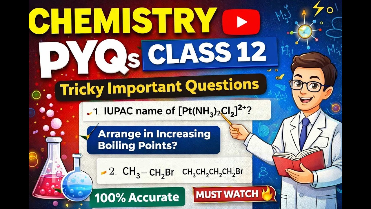 Master Chemistry | CBSE Class 12 Previous Year Questions | Score High