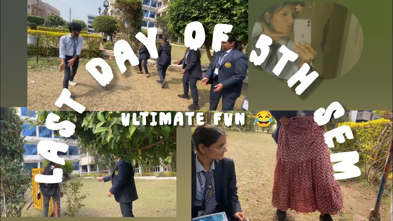 Last day toh bhot msti ki sbne😂🎉👍#dailyvlog #vlog #viral #fyp #masti #collegelife #fun