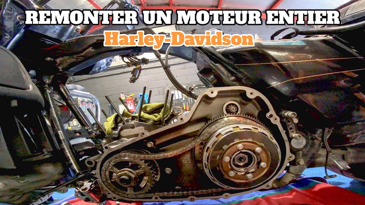 ON REMONTE UN MOTEUR COMPLET DE ROAD GLIDE ! 442 MECANIC - ÉPISODE 3