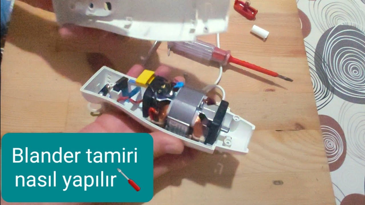 &Ccedil;ırpıcı blender tamiri nasıl yapılır