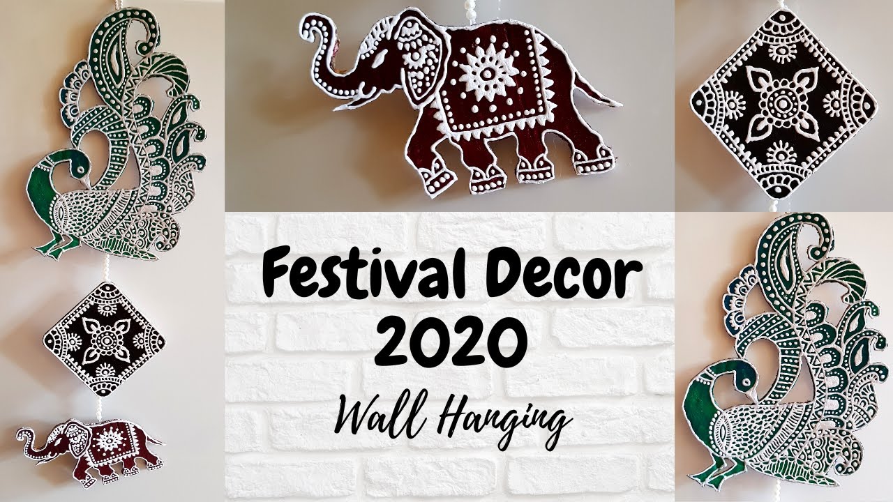 Traditional Decoration for Festivals 2020 | DIY Wall Hanging | Diwali Decor | Home Decor