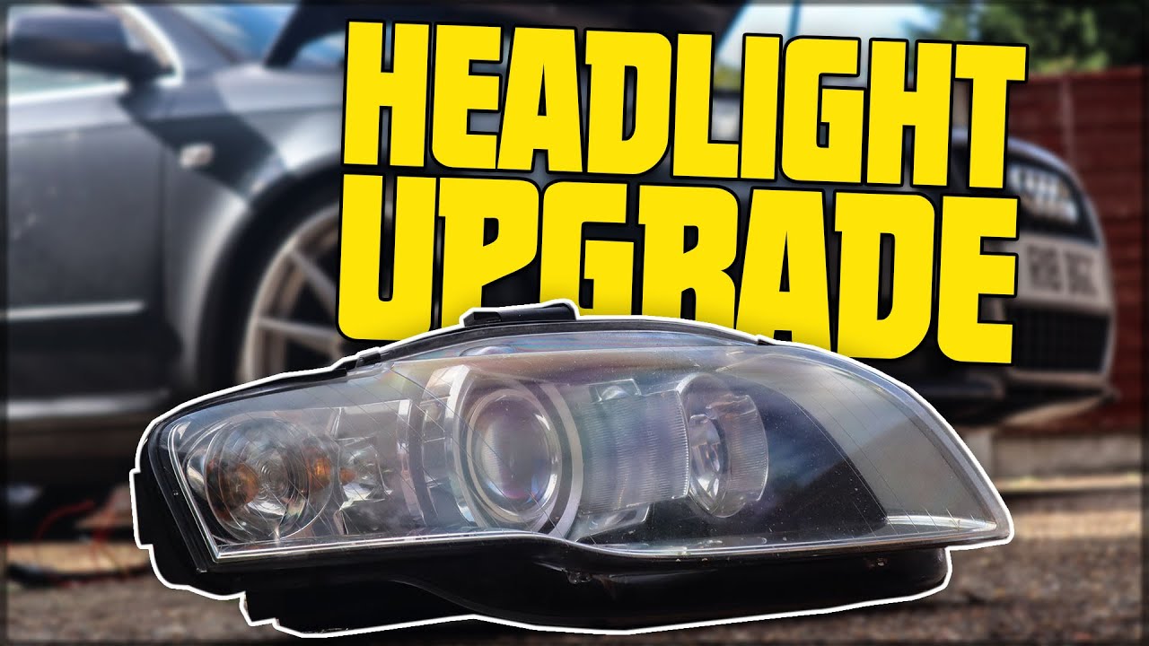 Audi A4 Xenon Headlight Conversion on an B7!