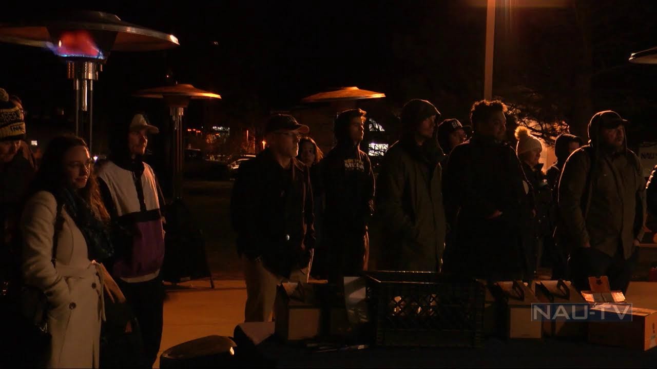 NAU Veterans Week Flag Tribute