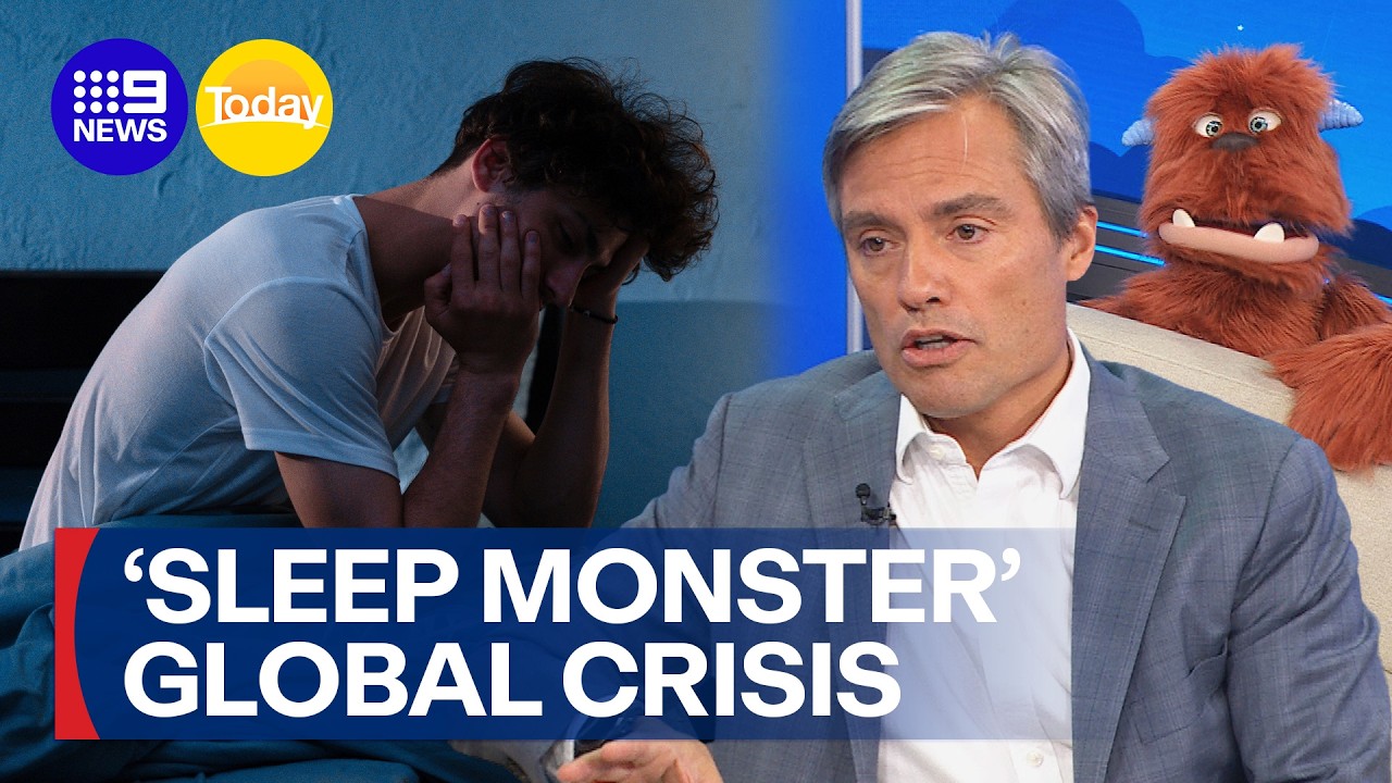 Global ‘Sleep monster’ crisis affecting our health | 9 News Australia