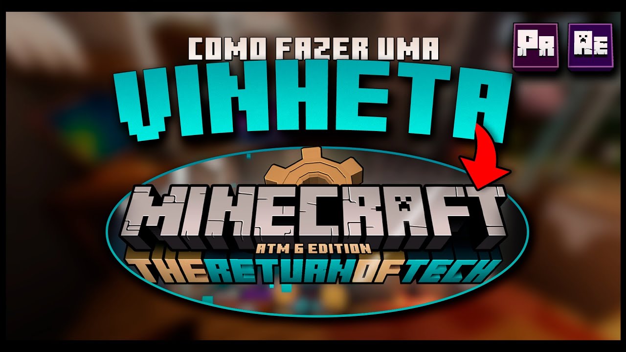 como FAZER UMA VINHETA DE MINECRAFT  avançada [Premier & AfterEffects]