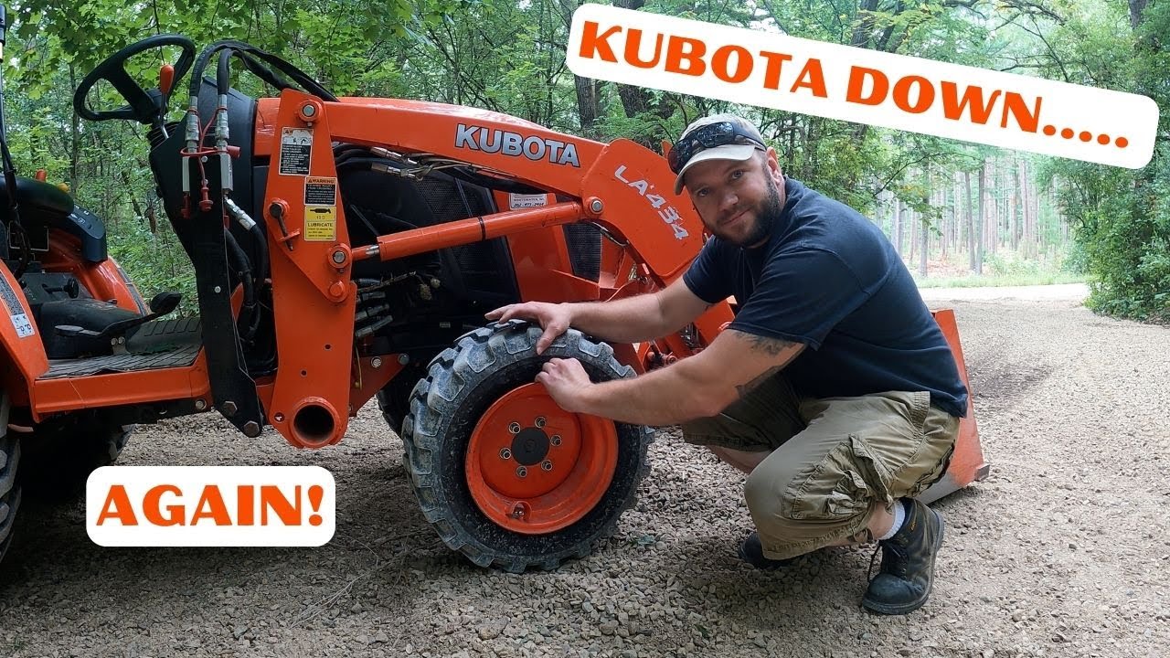 KUBOTA СНОВА В ИСХОДЕ! ПЛАНИРОВКА ГРАВИЯ С ПОМОЩЬЮ KUBOTA B2601 И COUNTYLINE 5' BOXBLADE