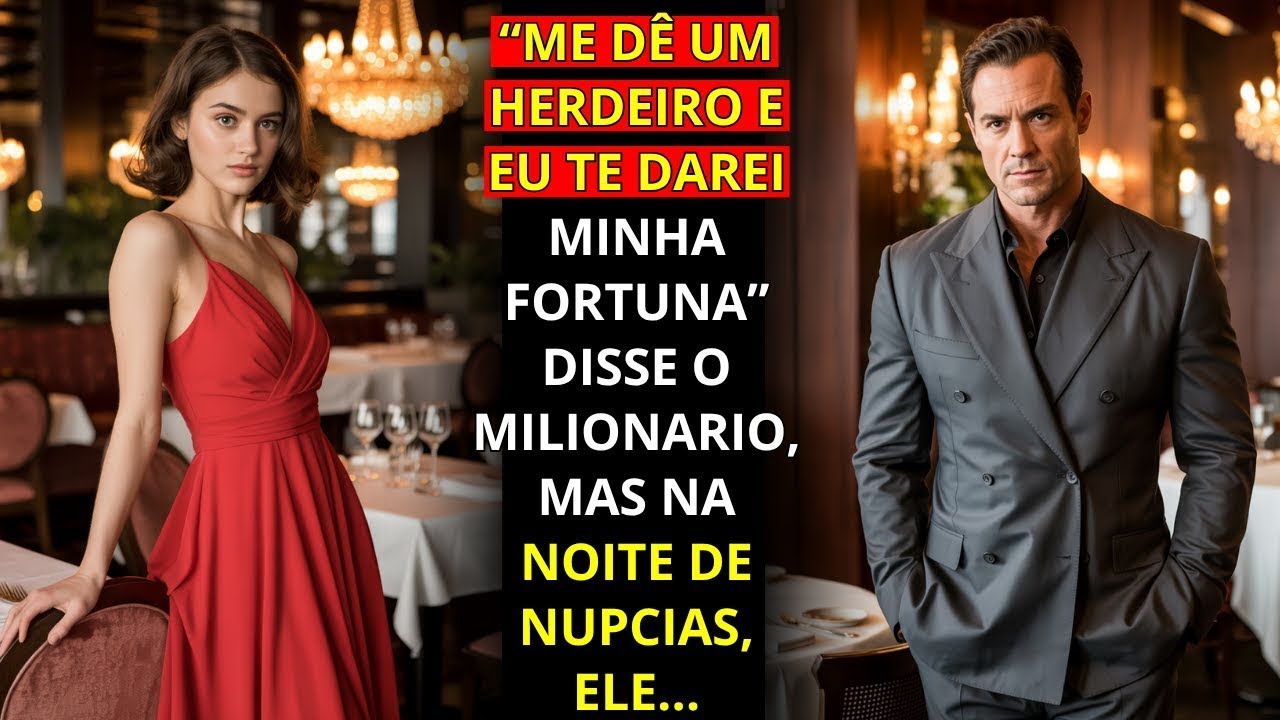 “ME DÊ UM HERDEIRO E EU TE DAREI MINHA FORTUNA” — DISSE O MILIONARIO, MAS NA NOITE DE NUPCIAS, ELE…
