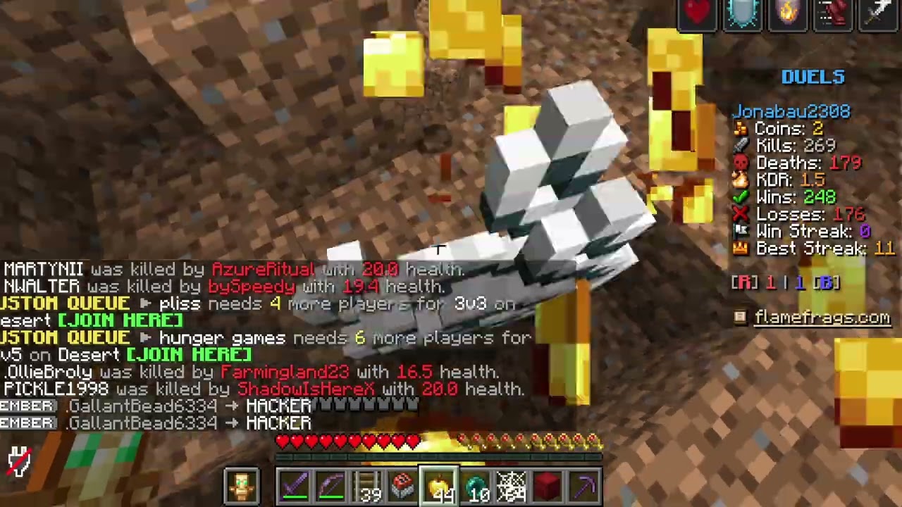 Ich spiele cart pvp und treffe parrotx2