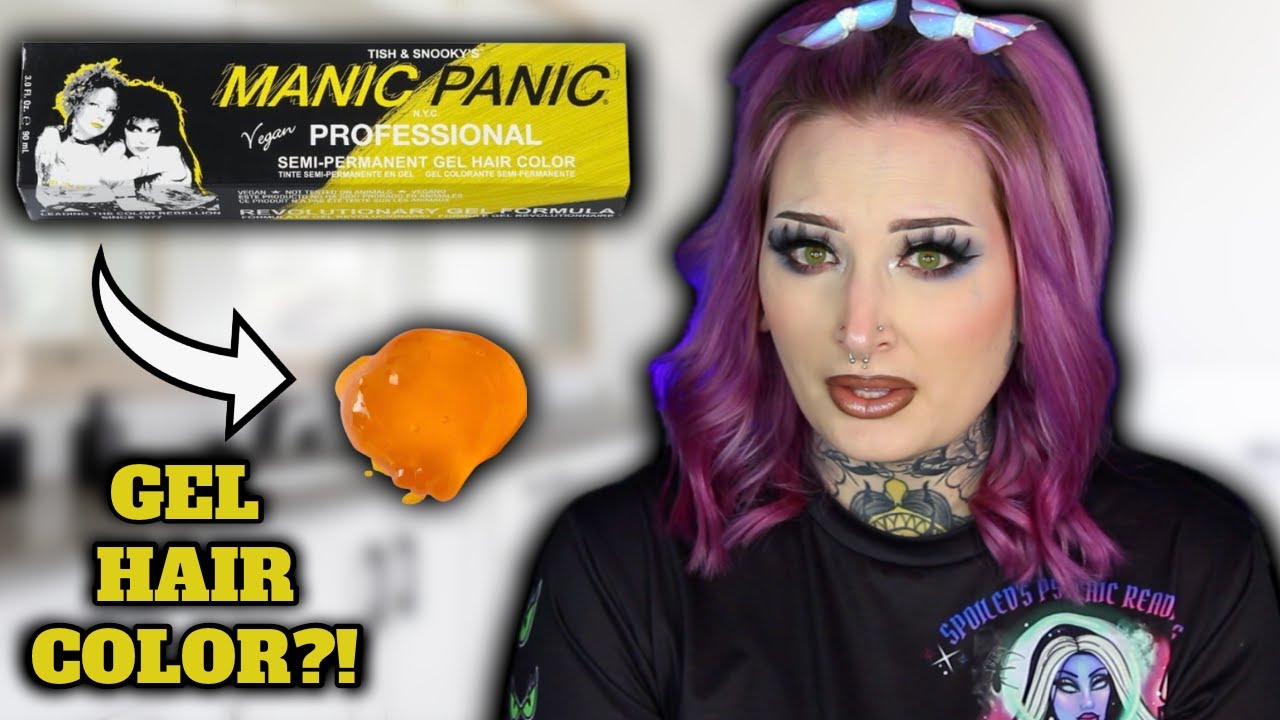 MANIC PANIC GEL HAIR COLOR?!