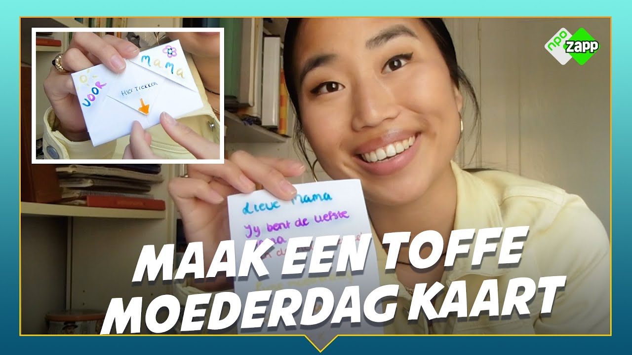 VERRAS JE MOEDER met deze ZELFGEMAAKTE KAART 💌 | SpangaS DIY met Roosmarijn Wind