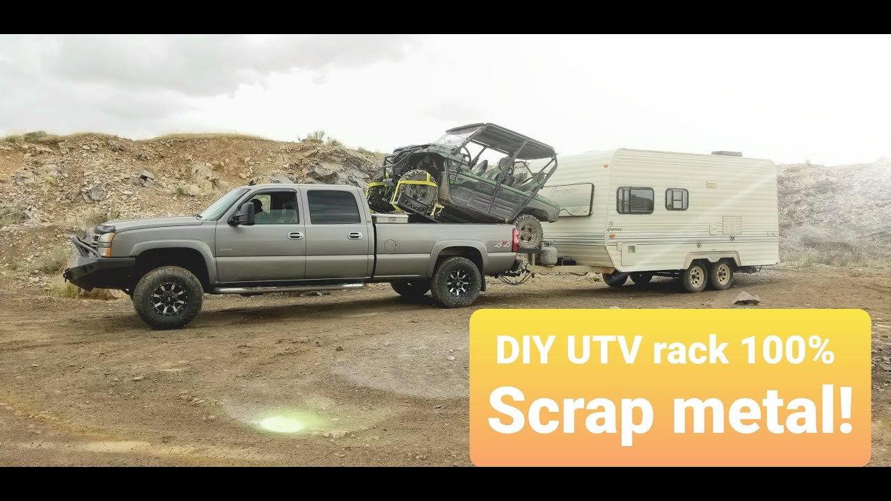 DIY Truck Bed UTV Rack out of 100% Scrap Metal
