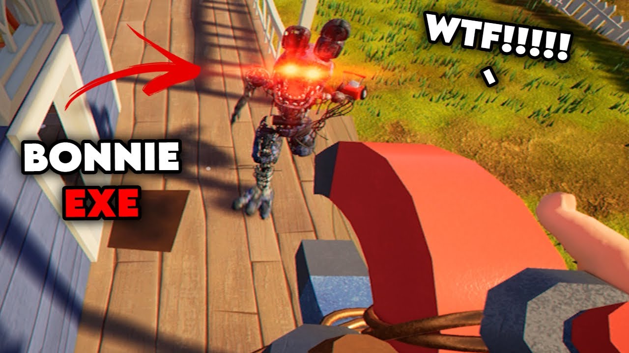 O IGNITED BONNIE É O ANIMATRONIC MAIS AGRESSIVO!!! | Hello Neighbor - PokiDoki