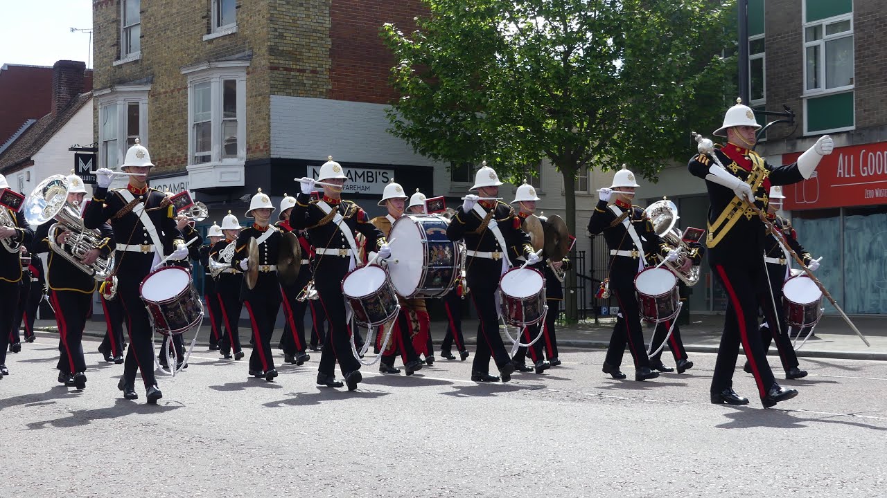 The Band of HM Royal Marines Collingwood - Freedom of Fareham