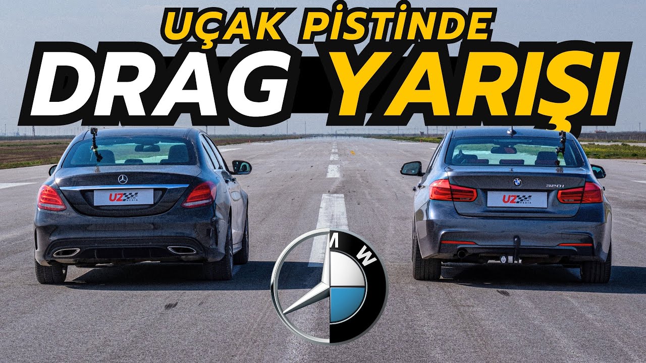 DRAG YARIŞI: C180 vs 320i ED | BMW 320i F30 vs Mercedes-Benz C180 W205