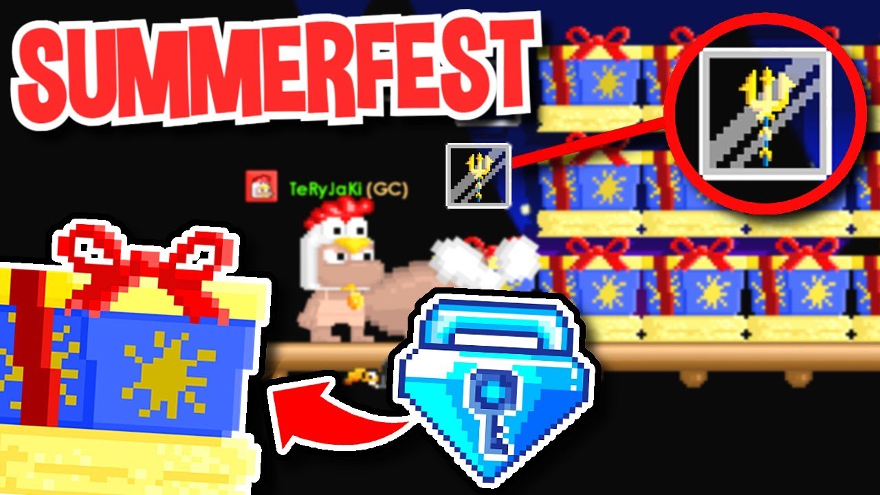 I invested 1+ BGL on Summerfest in Growtopia...
