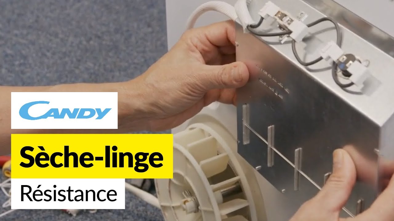 Comment remplacer la résistance sur un sèche linge Candy