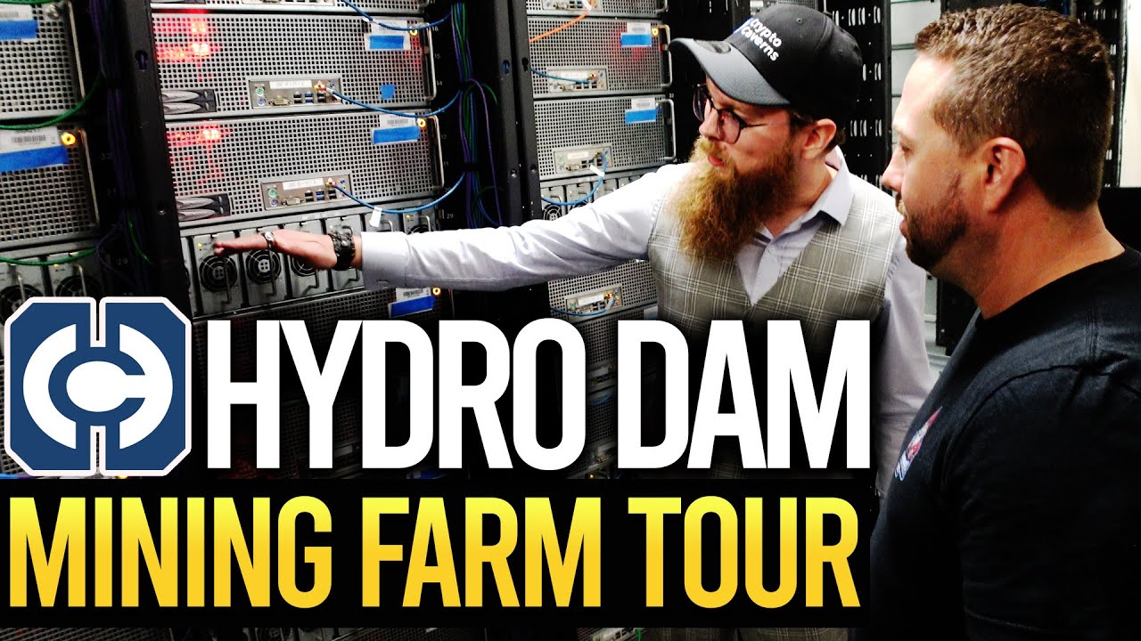 HYDRO Electric Dam CRYPTO MINING FARM Tour!