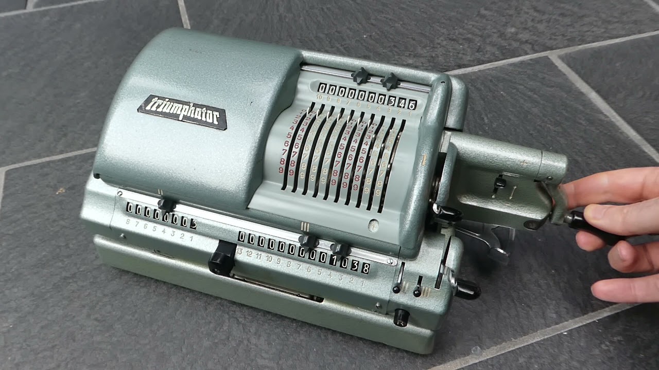 The Triumphator CRN2 pinwheel mechanical calculator