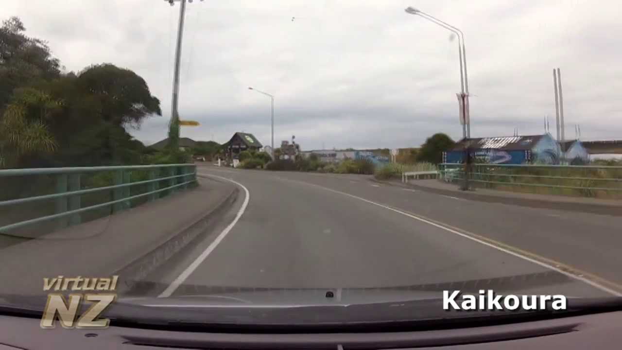 VirtualNZ: SH1 Kowhai River Bridge to Kaikoura