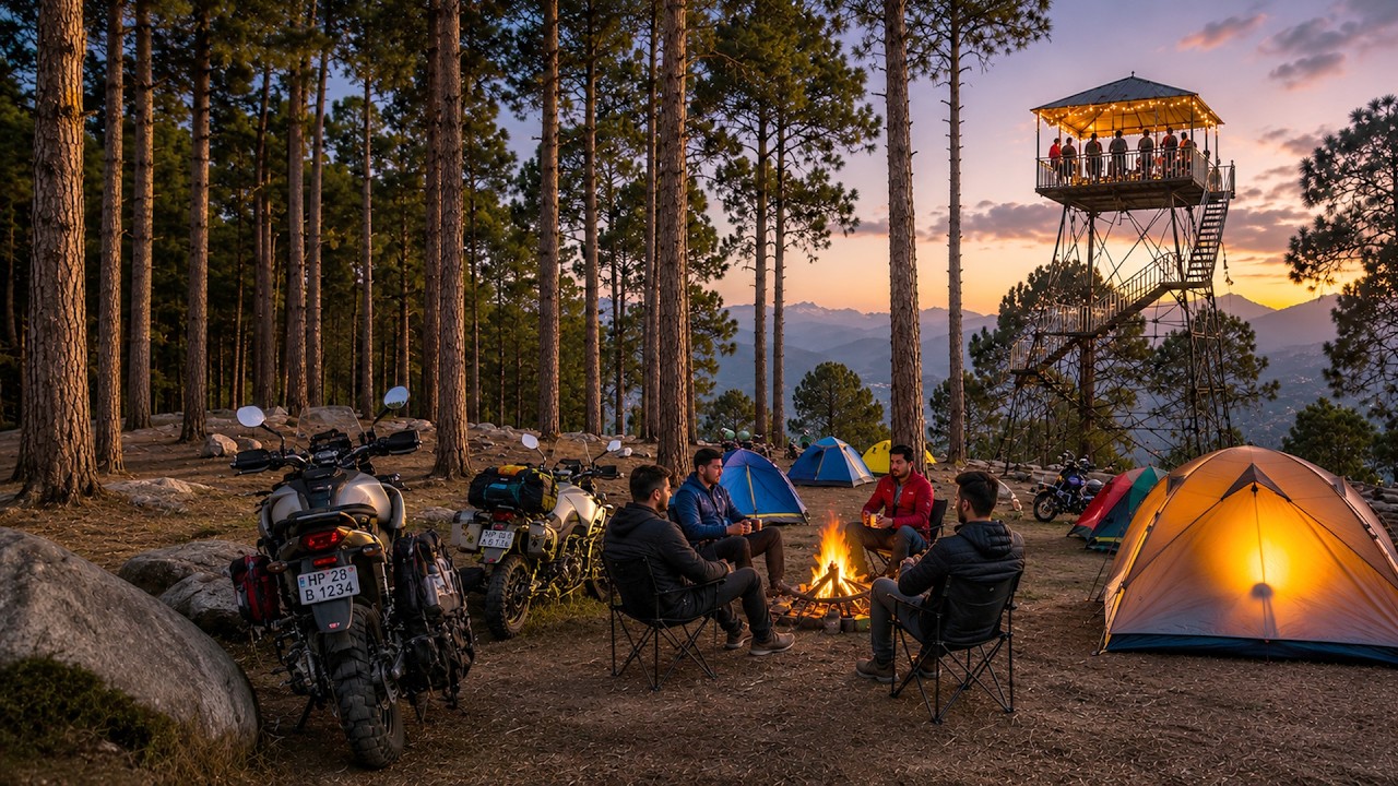 Travel With Ammar&rsquo;s First Paid Camping Trip! 🏕️🔥 35+ Riders Joined