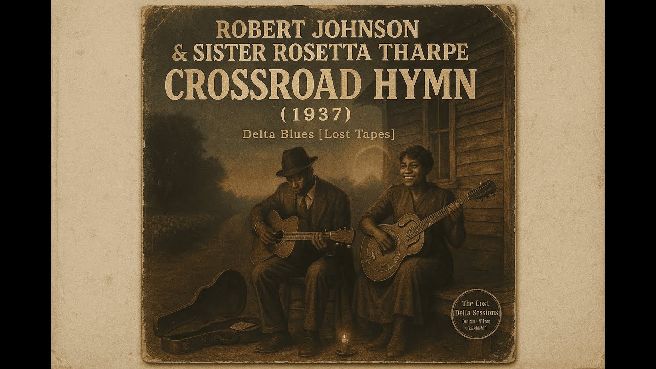 Delta Blues &ndash; Robert Johnson & Sister Rosetta Tharpe  Crossroad Hymn 1937 Lost Tapes