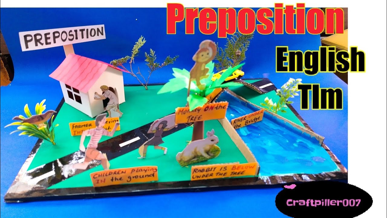 preposition model english tlm 3d model #preposition #prepositions #englishtlm #tlm #tlmideas #diy