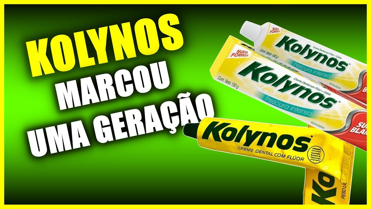 🦷💥 O FIM DA KOLYNOS! O Creme Dental Que MARCOU GERAÇÕES no Brasil!