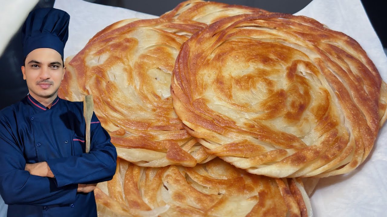 Lachha Paratha Recip |Multi layerd paratha Chef M Afzal|