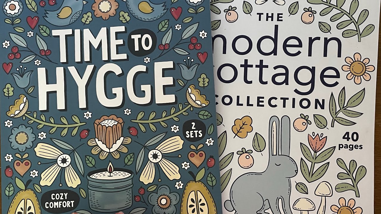 Flip Through | Time to Hygge & Modern Cottage | Adult Coloring