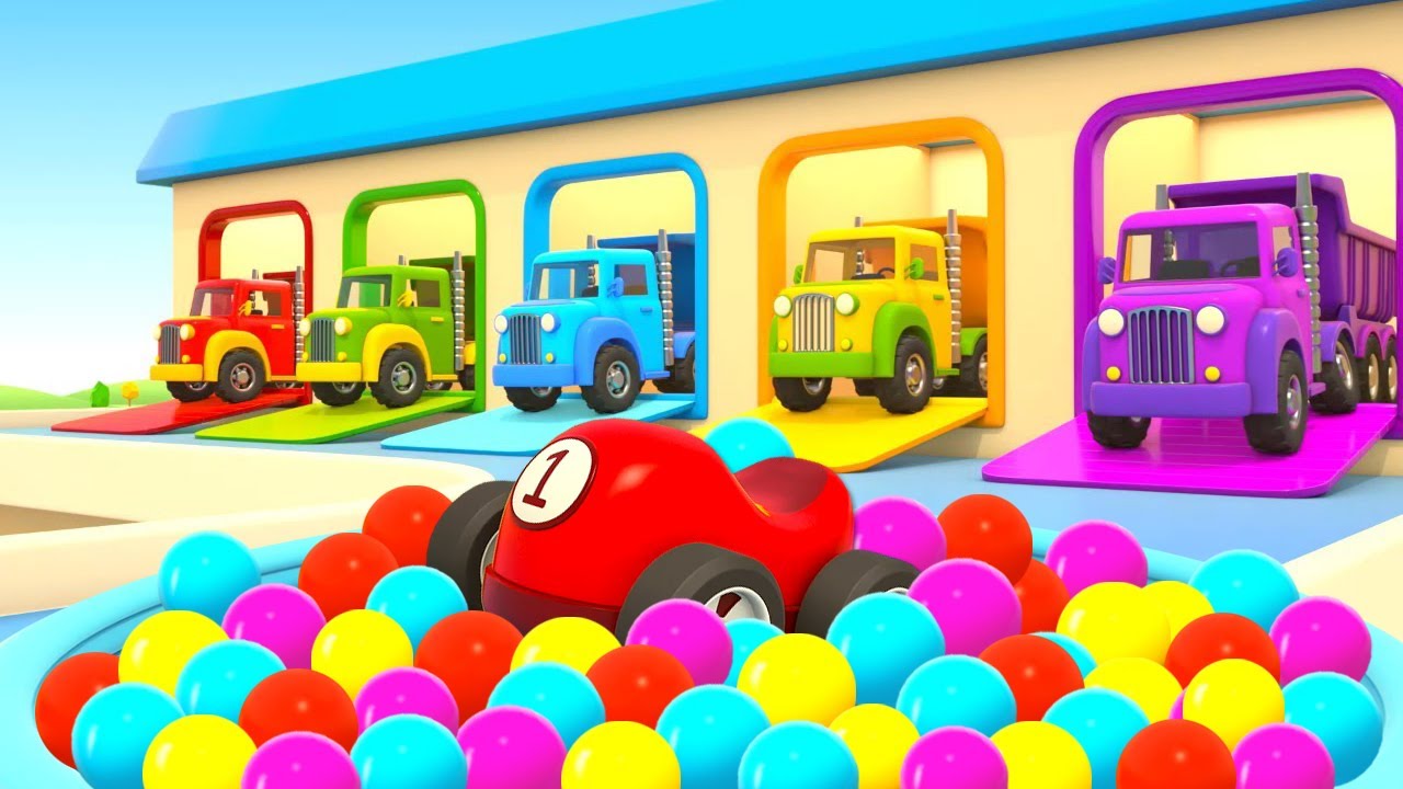 Vamos chamar o caminhão basculante! Desenhos animados. Desenho animado infantil. Veículos de serviço