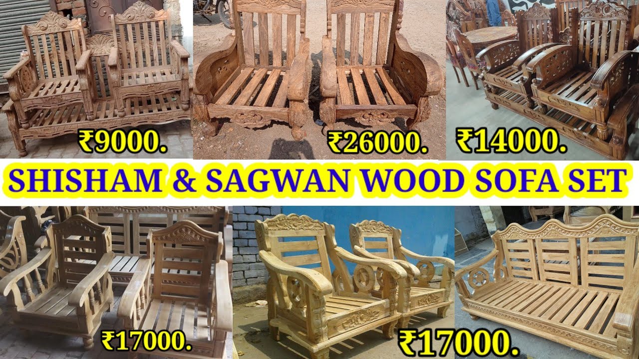 Shisham & Sagwan Wooden Sofa Set With Price