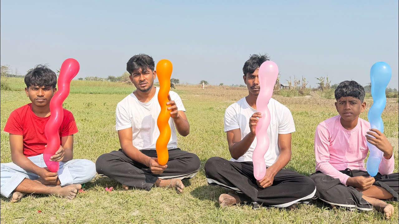outdoor fun with Rocket Balloon and learn colors for kids by 😍 I kids episode-2